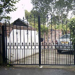 Bespoke wrought iron gates