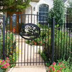 Wrought iron metal gates. made to measure